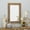 Brown, variant on Morris Rustic Wood Wall Mirror - Gray 30" x 20" by Aspire