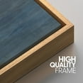 thumbnail image 5 of IDEA4WALL Framed Canvas Print Wall Art Set of 3 Minimalist Navy Blue & Gray Abstract Illustration Pastel Hazy Landscape Modern Graffiti Digital Art Zen Cool Relax for Home Decor - Natural 16"x24"x3, 5 of 5