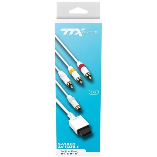 Cable AV TTX Tech Wii Wii U S-Video 1,8 m