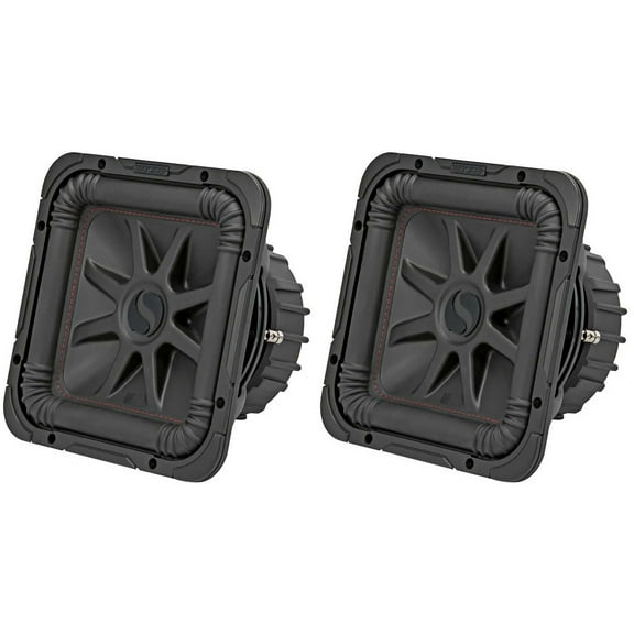 Kicker (2) 45L7R102 L7R 10-Inch (25cm) Subwoofer, Dual Voice Coil, 2-Ohm Bundle