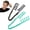 Black+Blue, variant on 2Pcs Texture Comb, Volume Hair Comb Wide Tooth Comb for Curls, Barber Wide & Fine-Toothed Dual-Purpose Styling Comb, ABS Plastic Texturizing Hair Tool (Black+Gray)
