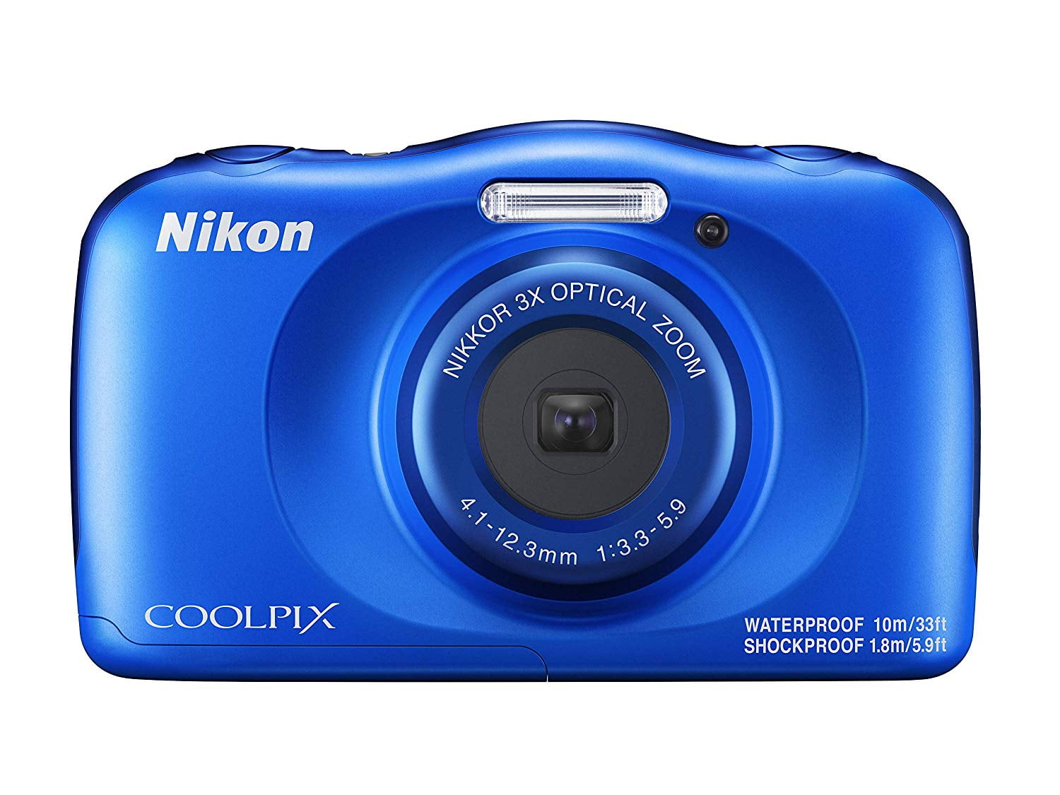 Nikon COOLPIX W150 Waterproof Digital Camera (Blue) Intl Model