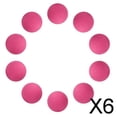 thumbnail image 1 of DYNWAVECA 5-6pack 10 Pieces EVA Foam Golf Swing Exercises Practice Training Balls Pink 6 Pcs, 1 of 10