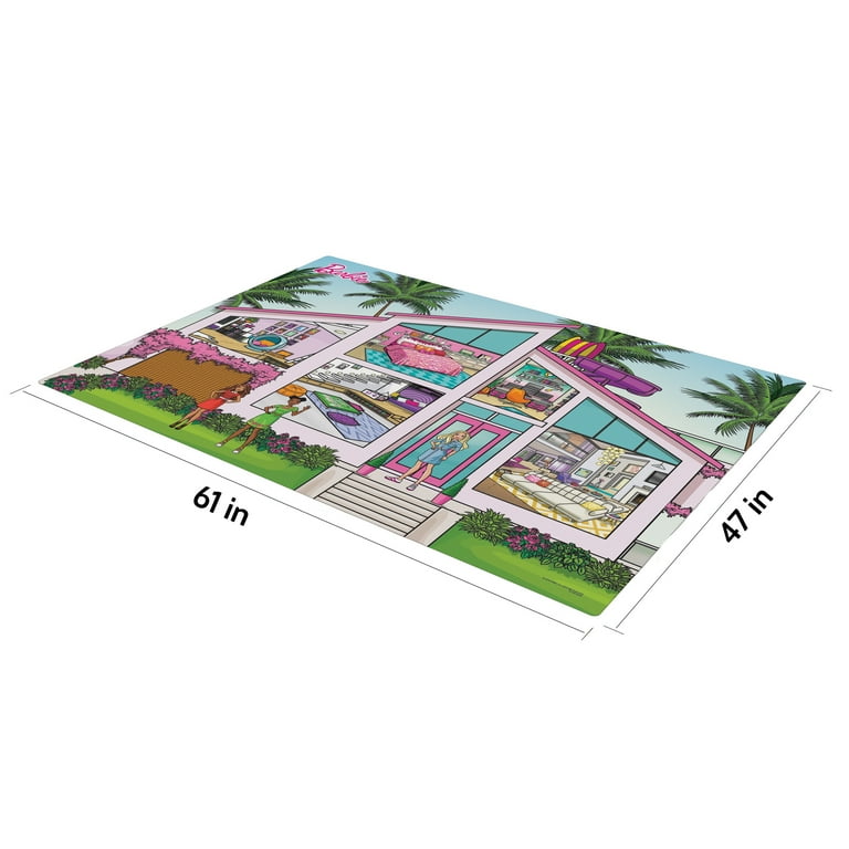 Imaginmat: Jumbo - Barbie Dream House - Floor Playmat & 2 Dog