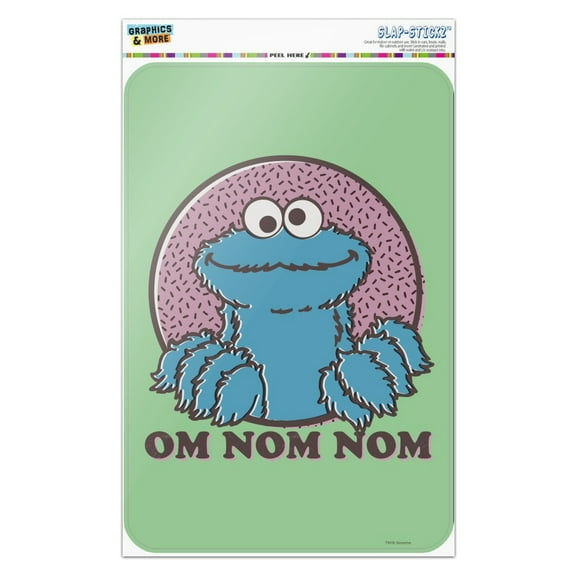 Sesame Street Cookie Monster Om Nom Nom Home Business Office Sign