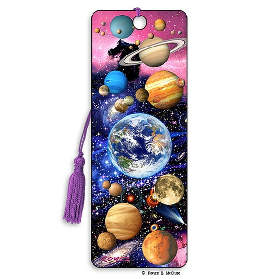 Royce 3D Bookmark - You Are Here (Planets), (Hardcover)