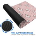 thumbnail image 6 of Long Mouse Pads for Desk,Pink Cow Cherry Pattern Desk Mats on Top Of Desks, Desk Mouse Pad Extra Large with 3mm Non-Slip Base and Stitched Edge for Gaming,Office,Work,Home 31.5"x11.8", 6 of 6