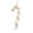 A, variant on Three Dimensional Candy Cane Letter Shape Hanging Ornament for Christmas Tree Home Party Decoration Supplies No Color Mentioned