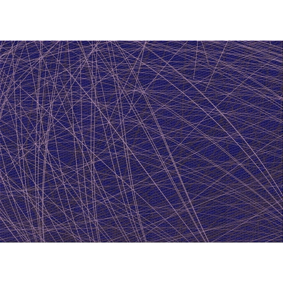 Ahgly Company Indoor Rectangle Patterned Midnight Blue Area Rugs, 3' x 5'