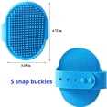 thumbnail image 6 of Cat Shower Cap and Bath Brush Set, Cat Ear Cover and Grooming Bathing Brush for Cats, Puppy Small Dogs, Cat Ear Protection Bathing Supplies, Pet Accessories, Blue, 6 of 6