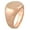 Rose Gold Tone, variant on Mens Rose Gold Tone Circular Geometric Statement Ring Stainless Steel Size 12