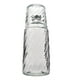 thumbnail image 1 of Botella de Vidrio con Vaso 1.1L Diseño Ondulado, 1 of 4