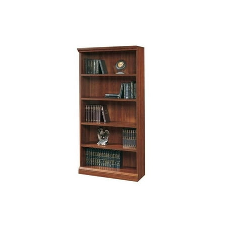 Camden County 5 Shelf Bookshelf in Planked Cherry