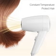 thumbnail image 5 of MODANU Hotel Wall Mounted Hair Dryer for Bathroom, Restroom Professional Blow Dryer with Stand Rack for Salon, Fast Drying White, 1200W, 5 of 9