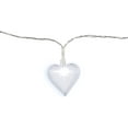 thumbnail image 4 of Valentines Day Red & White Heart 10 ft String Lights-Set of 2 w 40 Total LED Fairy Lights - Waterproof Battery Pack-9 Different Modes- Indoor/Outdoor Decor for Valentines, Bedroom, Wedding, 4 of 5