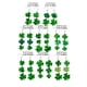 thumbnail image 3 of Holiday Collection Earring Sets Statement Earrings Drop Earrings Women's Ear Jewelry, 3 of 6