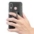 thumbnail image 6 of Compatible for Samsung Galaxy A20S Case with Tempered Glass Screen Protector Belt Clip Holster Defender Rugged Shock Proof Armor Heavy Protection Phone Cover w/Magnetic Mount Plate [Black], 6 of 9
