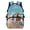 Beach Running Horse Pattern, variant on 17 Inch Backpack for Kids, Polyester Large Capacity Waterproof School Backpack, Oil Painting Style Horse Racing Theme
