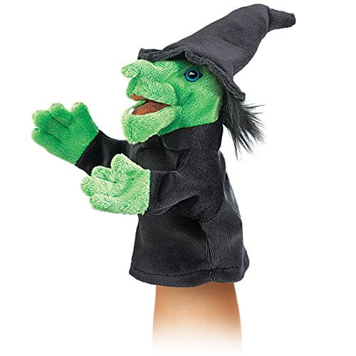 Witch hand puppet sales