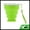 Green, variant on Unique Bargains Folding Cup with Wrist Strap Collapsible Cups 200ml 1 Pc Rose Red