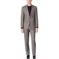 thumbnail image 1 of Calvin Klein Mens 2-Piece Two Button Formal Suit, Grey, 48 Long / 42W x 38L, 1 of 1