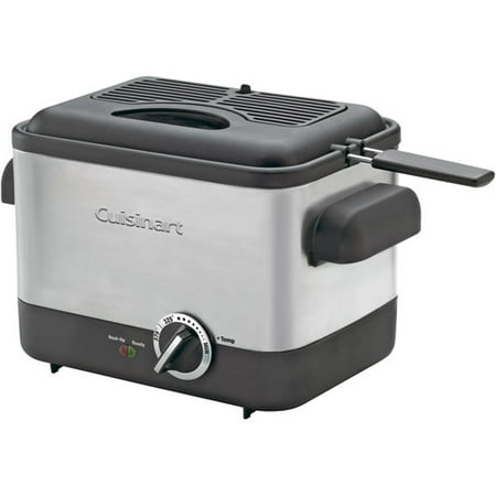 1000-Watt Compact Stainless Steel Deep Fryer