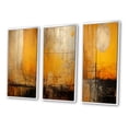 thumbnail image 3 of Designart "Rustic Memories of the Full Moon III" Modern Geometric Framed Wall Art Set Of 3 - Gold Abstract Frame Gallery Wall Set For Home Decor, 3 of 7