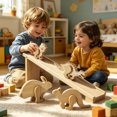 thumbnail image 4 of Animals 5pcs Walking Downhill Sliding Educational Crawler Animal Shape Figure | Learning Playset for Observation Concentration Kids, 4 of 6