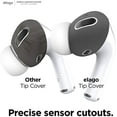 thumbnail image 2 of AirPods Pro Eartips Cover - elago [Fit in The Case] Ear Tips Cover Designed for Apple AirPods Pro (2 Pairs of 2 Colors) (Dark Grey/White), 2 of 7