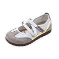 thumbnail image 3 of YOUYEDIAN Mary Jane Shoes Women Fashion Strap Design Round Toe Casual Slip On Comfy Flats Retro Soft Breathable Versatile Outdoor Dress Shoes, 3 of 5