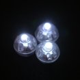 thumbnail image 4 of 100pcs LED Multicolor Mini Bola Redonda Globo de luz Tiempo de Espera Largo para la decoración de la Boda del Globo de la Linterna de Papel(Blanco) EOTVIA No, 4 of 5