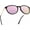 Black Frame/Mirror Pink Lens, variant on Round Polarized Sunglasses for Women - UV400 Protection, Lightweight Frame, Vintage Retro Style Tortoise Frame / Mirror Pink Lens