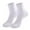 White, variant on Mens Dress Socks Soft Cotton Classic Business Casual Ankle Socks Sports Seamless Comfortable Crew Socks Dark Blue