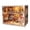 Nostalgic Photography Studio, variant on DIY Miniature House Kit, 3D Wooden Puzzles for Adults with LED Lights, Mini House Kit Home Decor Craft Gifts for Christmas Halloween (Nostalgic Photography Studio)