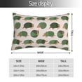 thumbnail image 2 of Salouo Cute Armadillo Pattern Pillow Cases,1PC Pillow Covers with Envelope Closure Decorative Pillow Case for Bed Couch,Pillows Not Included-14"x20", 2 of 6