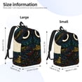 thumbnail image 4 of Daiia Owl with Mandala Vintage Canvas Backpack for Men and Women ,Hiking Backpack,Travel Laptop Bag for School,Large Capacity Backpack, 4 of 8