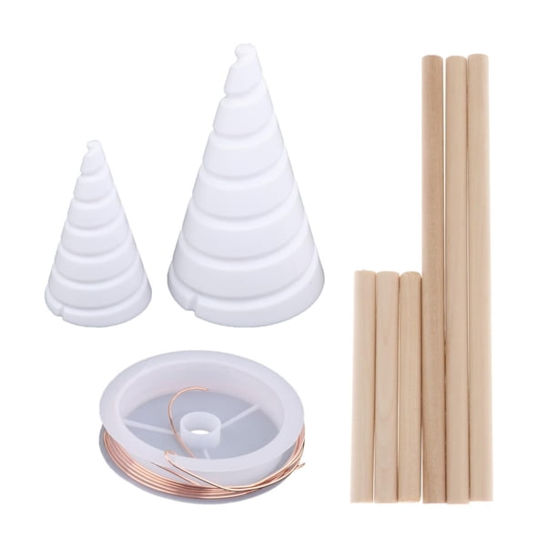 Plantilla de Bobinado de Bobina, Herramienta de Fabricación de Plantilla de Antena de Alambre de Cobre Suave para Jardinería para Cultivar Plantas Y y L DYNWAVEMX Plantillas de bobinado