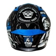 thumbnail image 4 of Casco Motociclista S Integral Join Now Negro Mate Azul Shaft negro, 4 of 4
