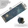 thumbnail image 5 of Yayeee Runner Rug for Bedroom 2'x6' Machine Washable Hallway Non Slip Mat, Dark Star Map, 5 of 8