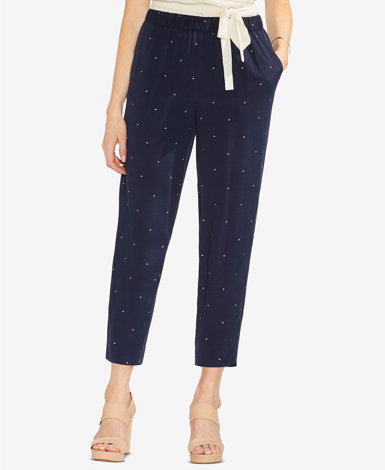 Vince Camuto - Vince Camuto - Soho Pindot Pull-On Pants - Regular - LARGE - Walmart.com
