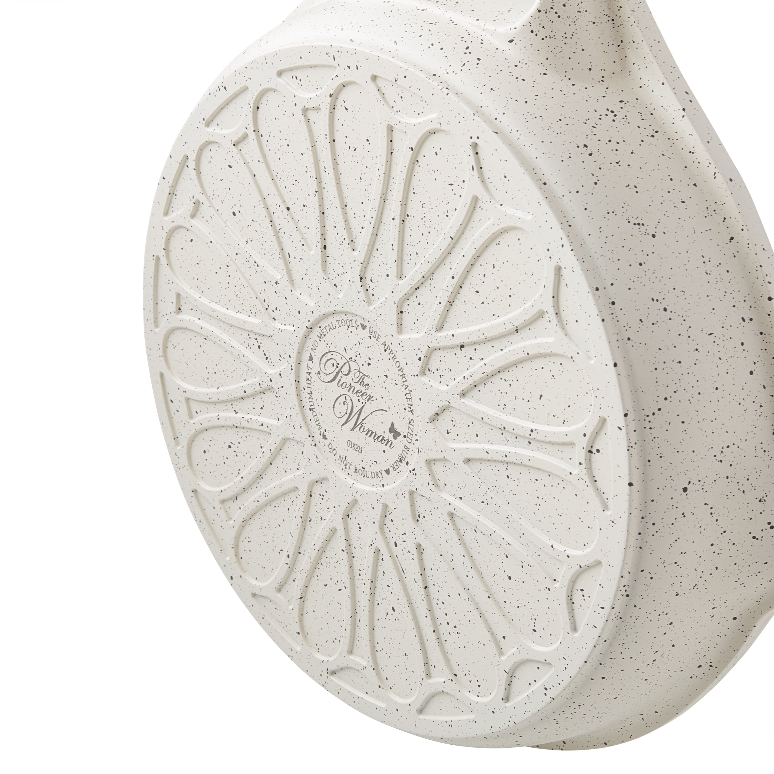 The Pioneer Woman Prairie Signature Cast Aluminum 10" Fry Pan, Linen Speckle