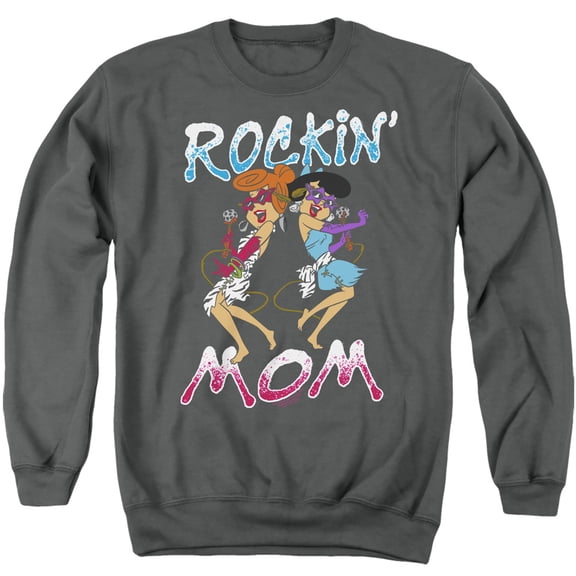 Flintstones Rockin' Mom Unisex Adult Crewneck Sweatshirt