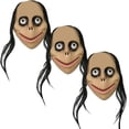 thumbnail image 1 of Máscaras de Momo para Halloween VentDepot MoMask 3 Pzas 24x17x3 Plástico PVC, 1 of 4