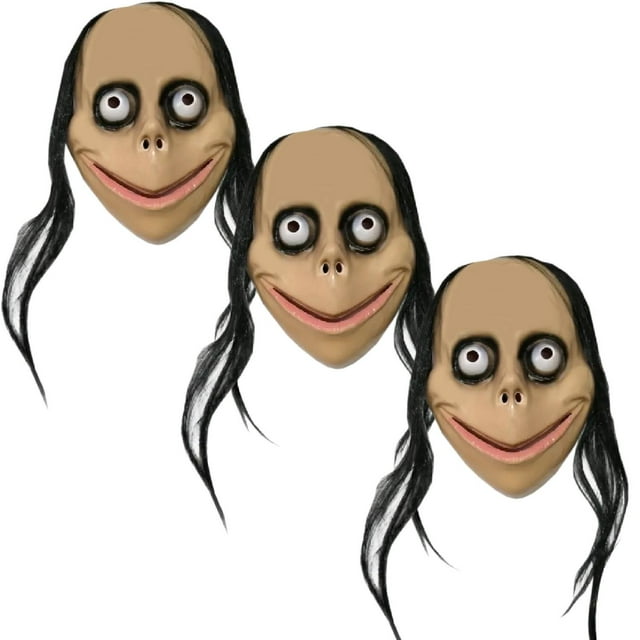 Máscaras de Momo para Halloween VentDepot MoMask 3 Pzas 24x17x3 Plástico PVC
