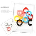 thumbnail image 4 of CIMAXIC 10pcs Color Silicone Finger Rings Hair Scissors Pet Scissors Finger Rings,0.98"X0.98"X0.2", 4 of 4