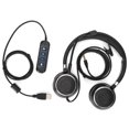 thumbnail image 3 of Loewten USB Plug QD Cable Adaptor, Easy To Carry Call Center Headset Adapter For 3.5mm Headset Equipment, 3 of 8