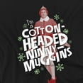 thumbnail image 3 of Elf Cotton-Headed Ninny Muggins Kids T Shirt (Large) for Youth Toddler Boys and Girls, Black, 3 of 5