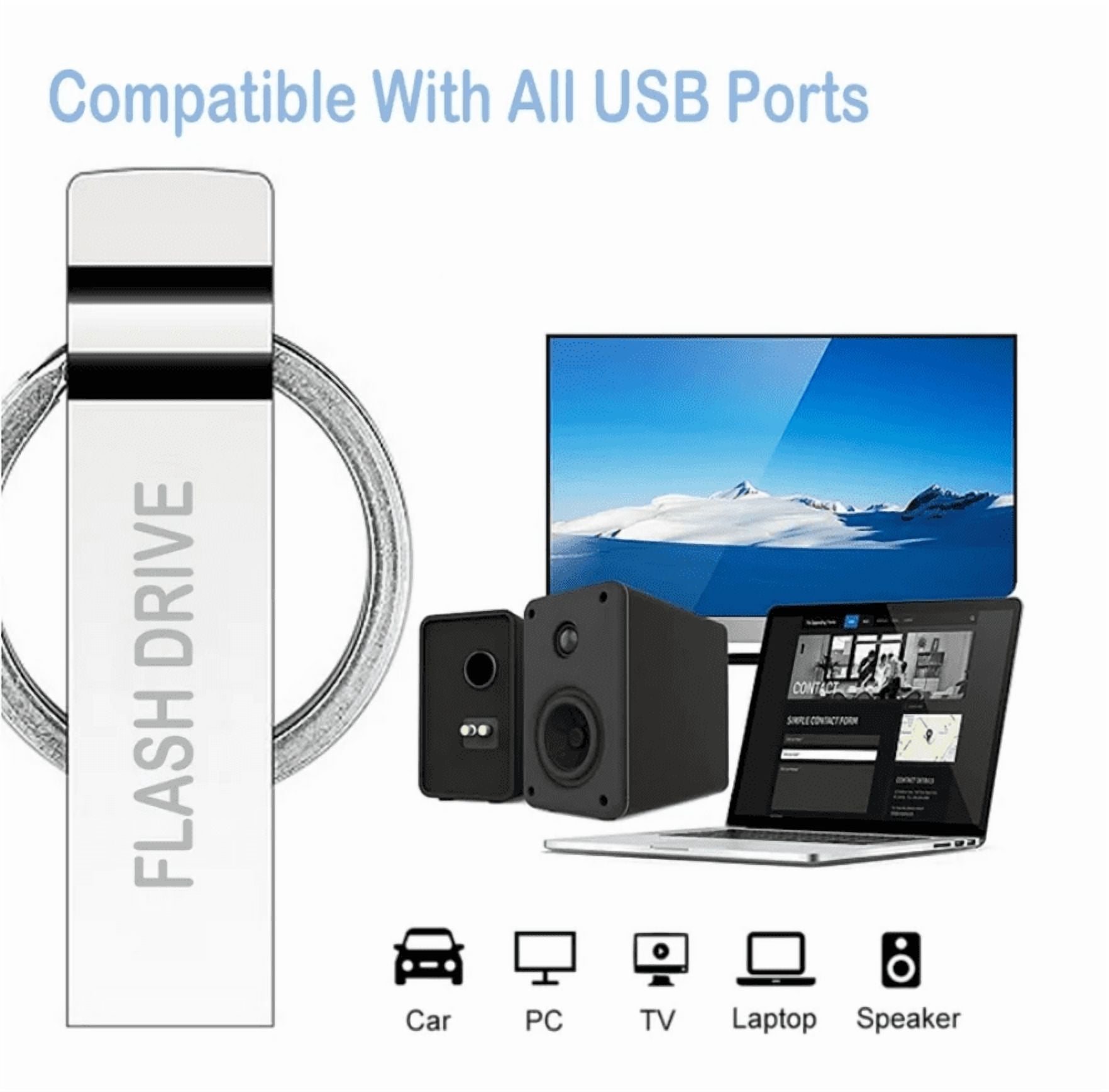 USB Flash Drive 1TB/1000GB Large Capacity USB Thumb Drive Design for Laptop Tablet