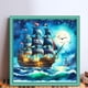 thumbnail image 2 of Hilo Algodón Ecológico Bordado Punto Cruz Con Barco Pirata Impreso 11CT 50x50cm, 2 of 9