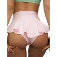thumbnail image 1 of Gvmfive Women Layered Ruffle Hip Panties Skirt Shorts, 1 of 4